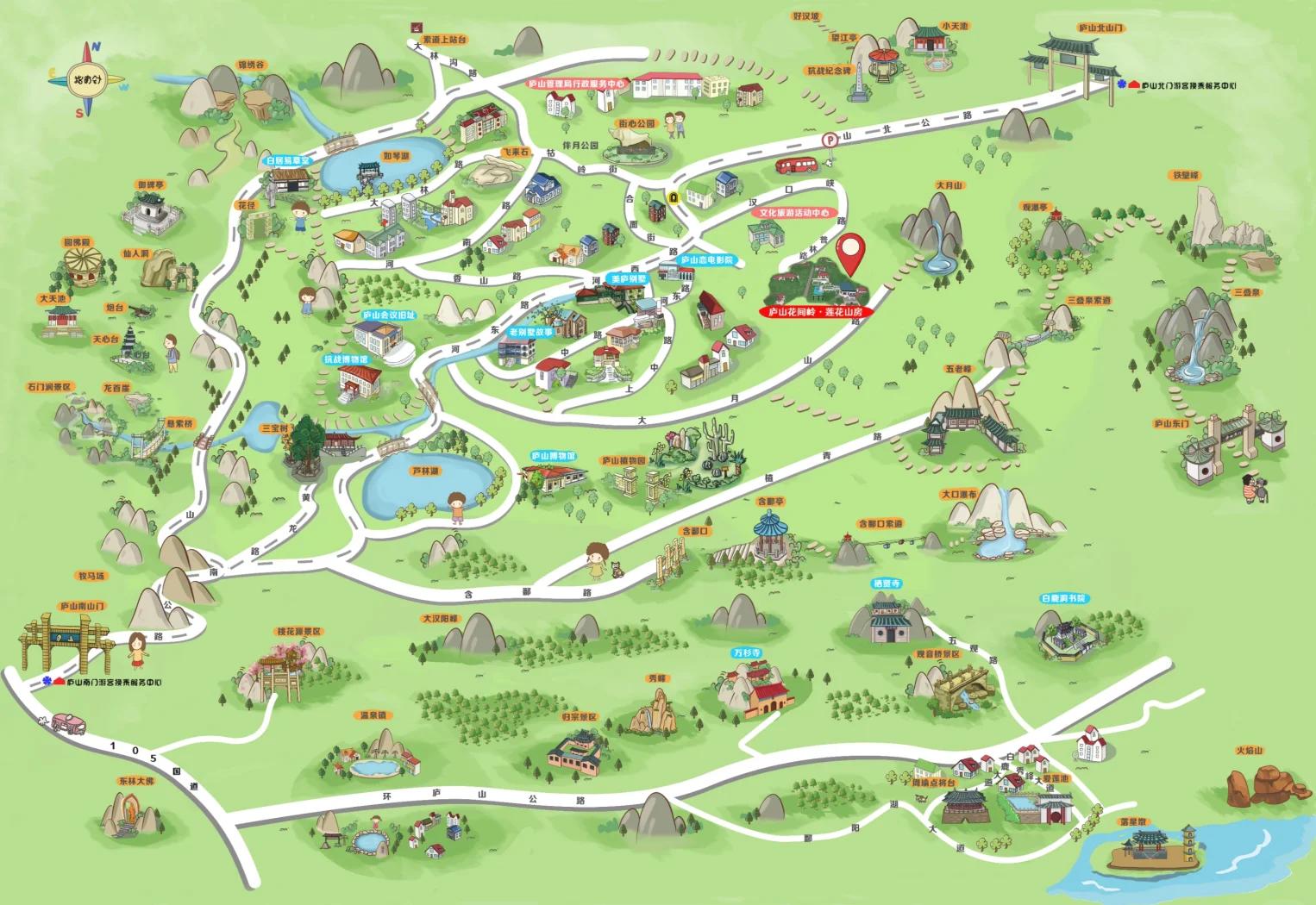 庐山旅游地图_庐山旅游地图2005 庐山旅游地图_庐山旅游地图2005