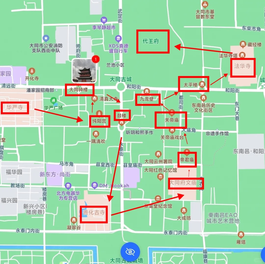 大同旅游地图_大同旅游地图手绘 大同旅游地图_大同旅游地图手绘