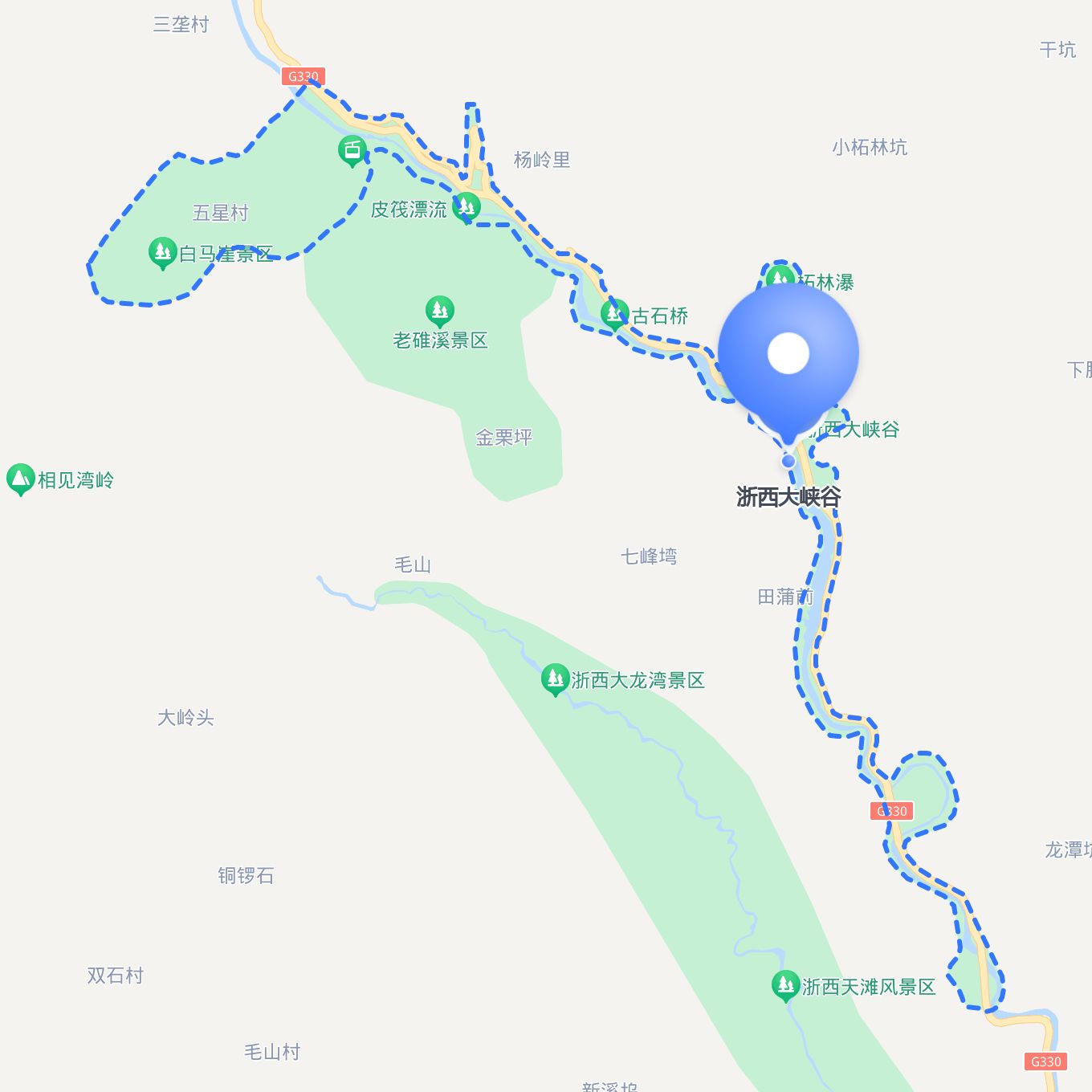 关于浙西大峡谷旅游攻略的信息