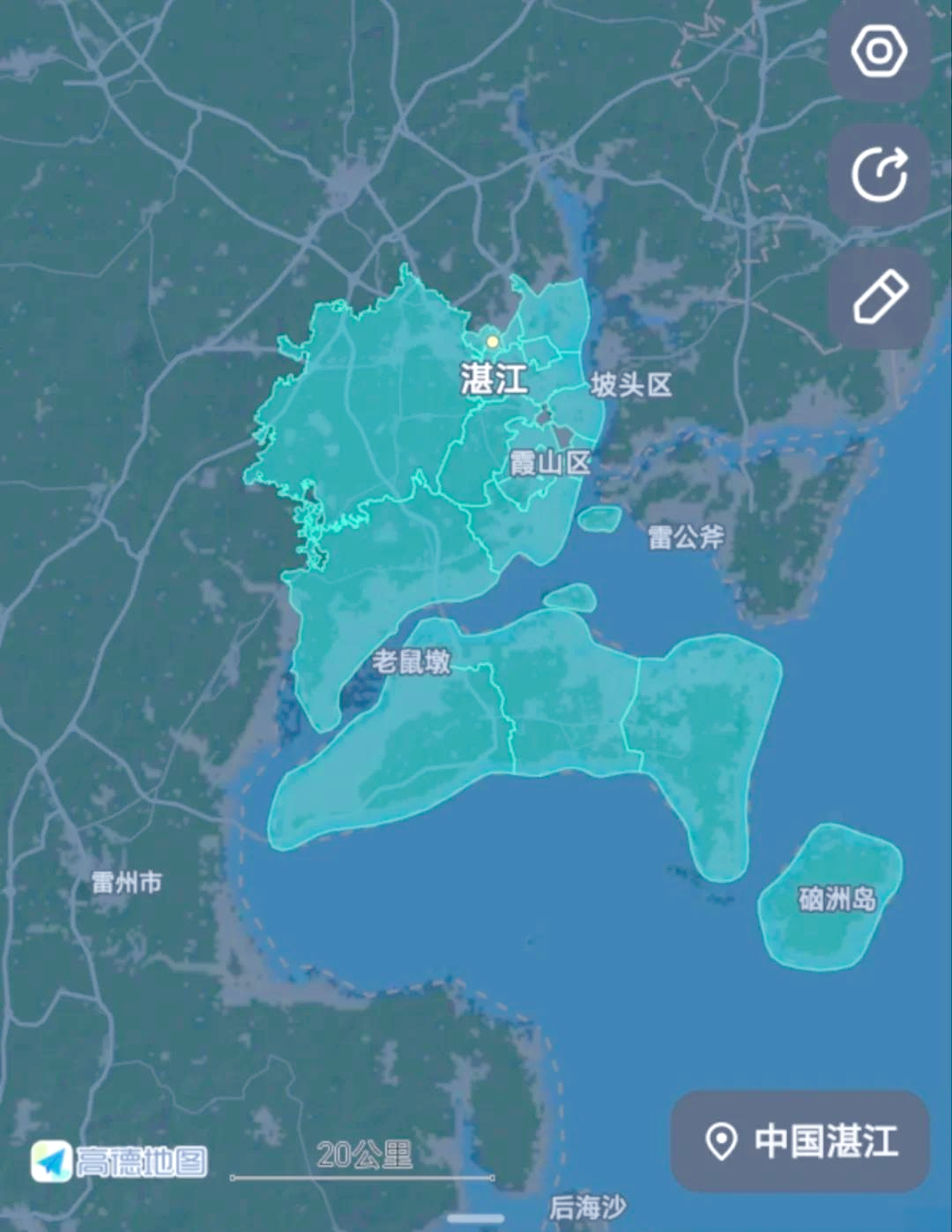 湛江旅游地图_广东湛江旅游景点攻略