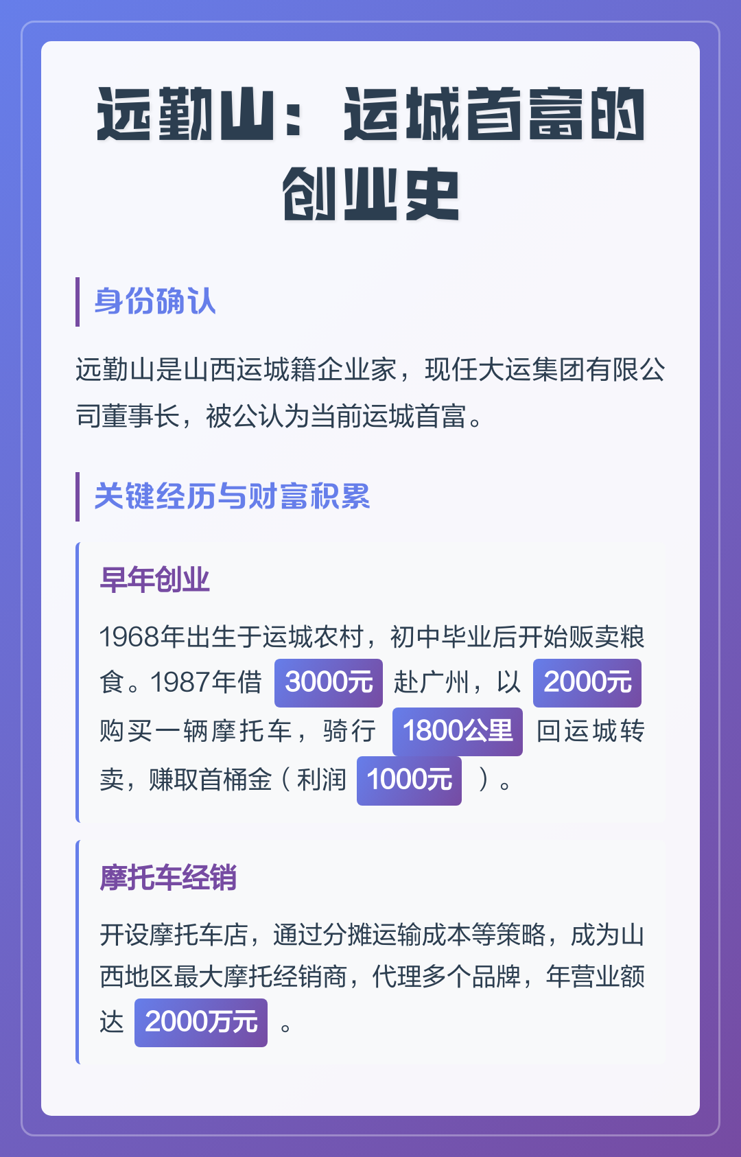 首富创业故事
