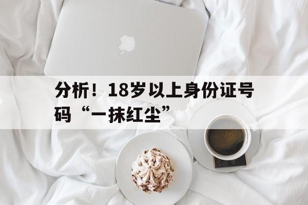 分析！18岁以上身份证号码“一抹红尘”
